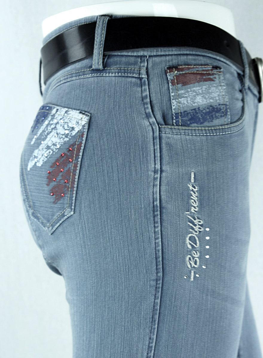 Childrens Felisa Denim Full Seat Equestrian Factory Outlet USA