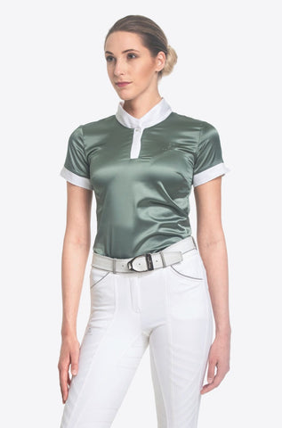 Cavalliera Short Sleeve Dusty Green Show Shirt